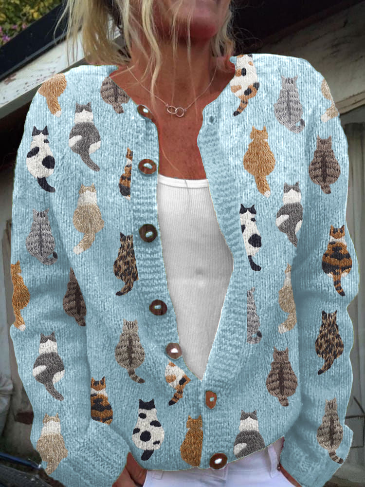 Agnes | Speels Kattenprint Vest