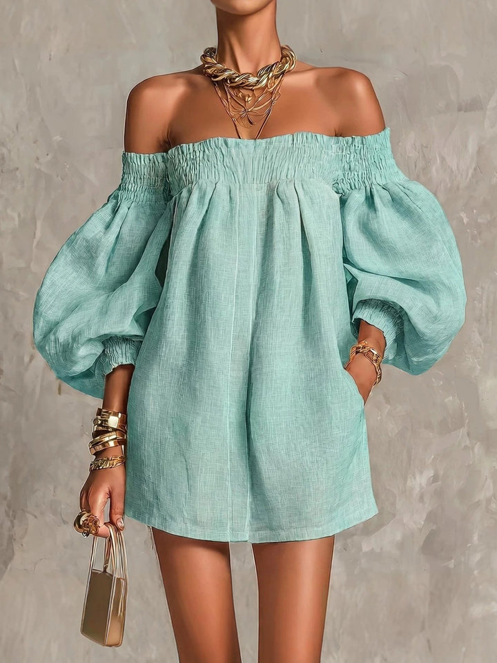 Noortje | Luchtige Off-shoulder Jurk