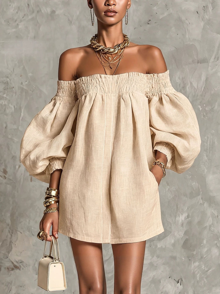 Noortje | Luchtige Off-shoulder Jurk