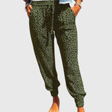 Isa | Wijde Broek met Panterprint