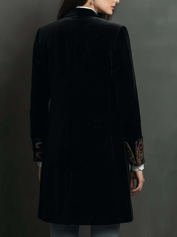 Reina | Verfijnde Blazer met Barokprint