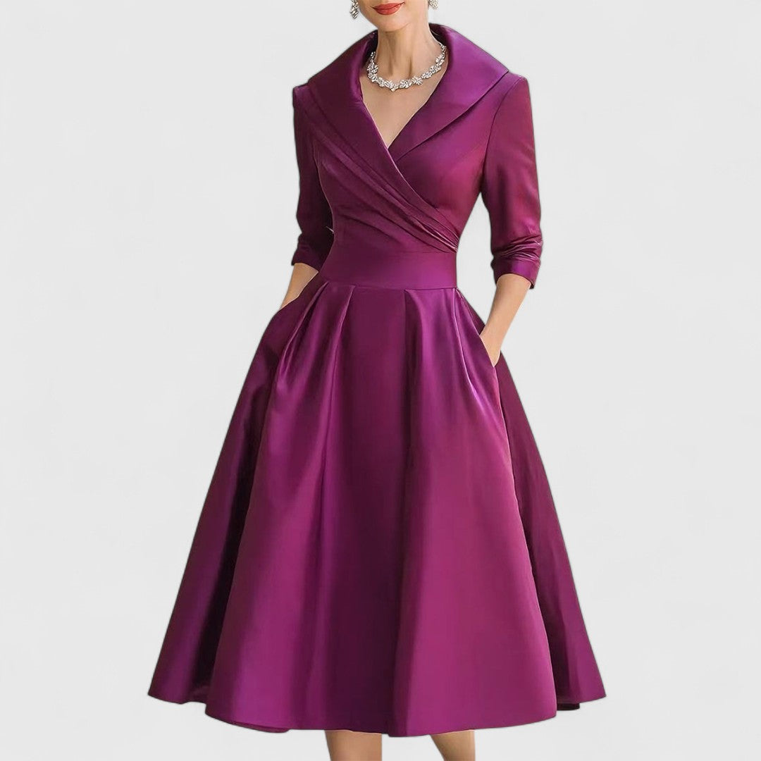 Catharina | Elegante Getailleerde Jurk
