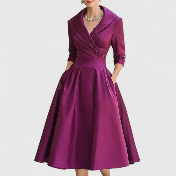 Catharina | Elegante Getailleerde Jurk