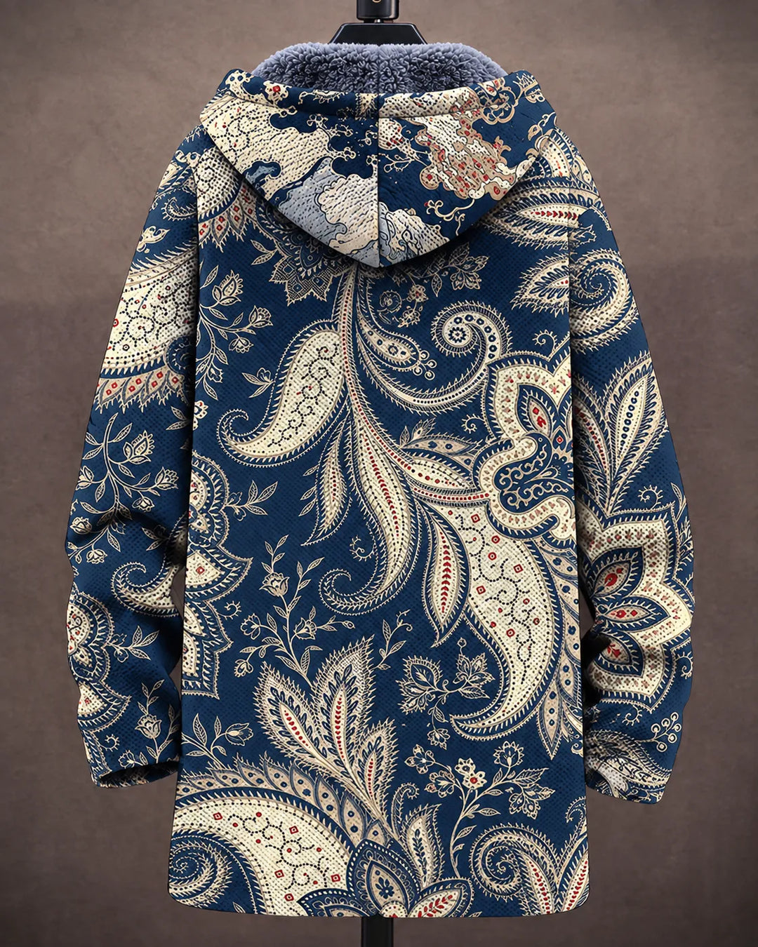Hanneke | Warme Paisley Capuchonjack