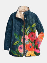 Ellis | Gewatteerd Jack met Bloemenprint