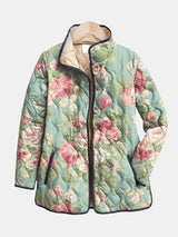 Hetty | Gewatteerd Jack met Bloemenprint