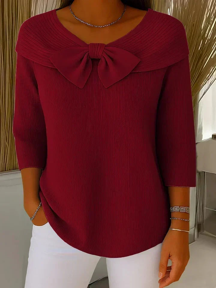 Suzanne | Elegante Top met Strik