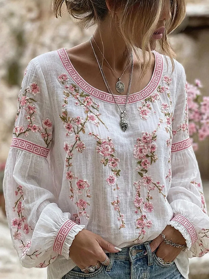 Hilligje | Bloemrijke Boho Blouse