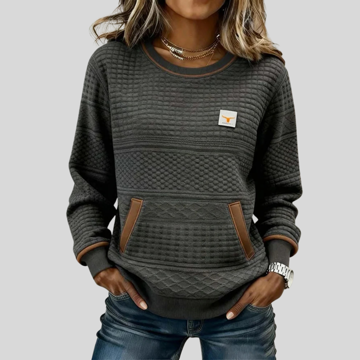 Roelie | Zachte Colorblock Sweater
