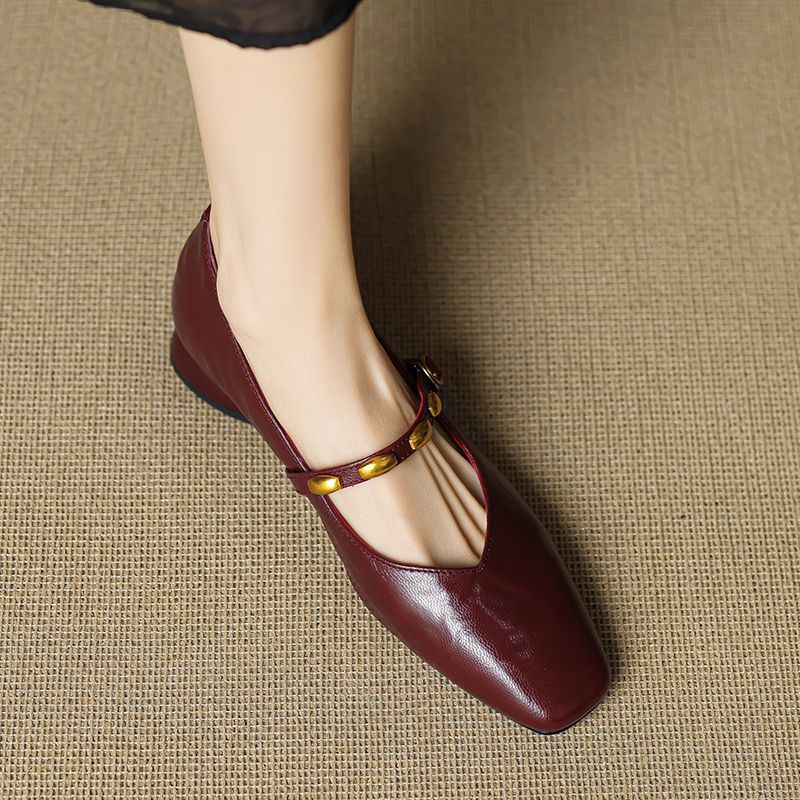 Jet | Klassieke Bandschoenen met Blokhak