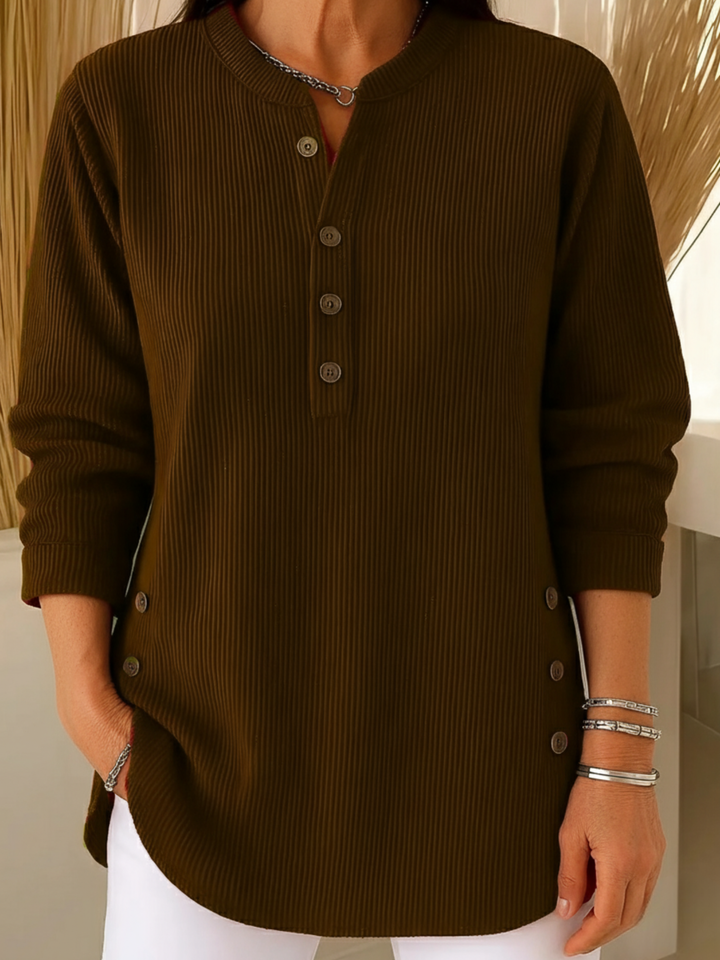 Harmien | Geribbelde Comfort-Top