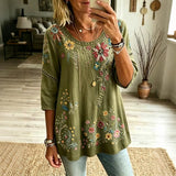 Elly | Bloemrijke Tuniekblouse