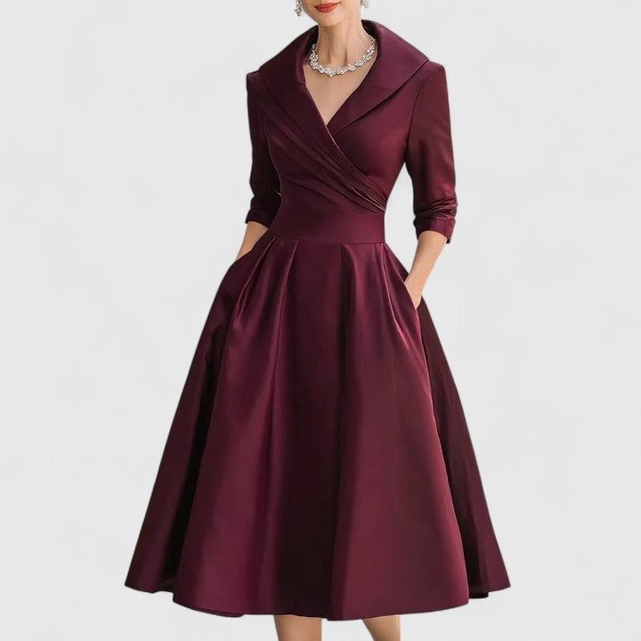 Catharina | Elegante Getailleerde Jurk