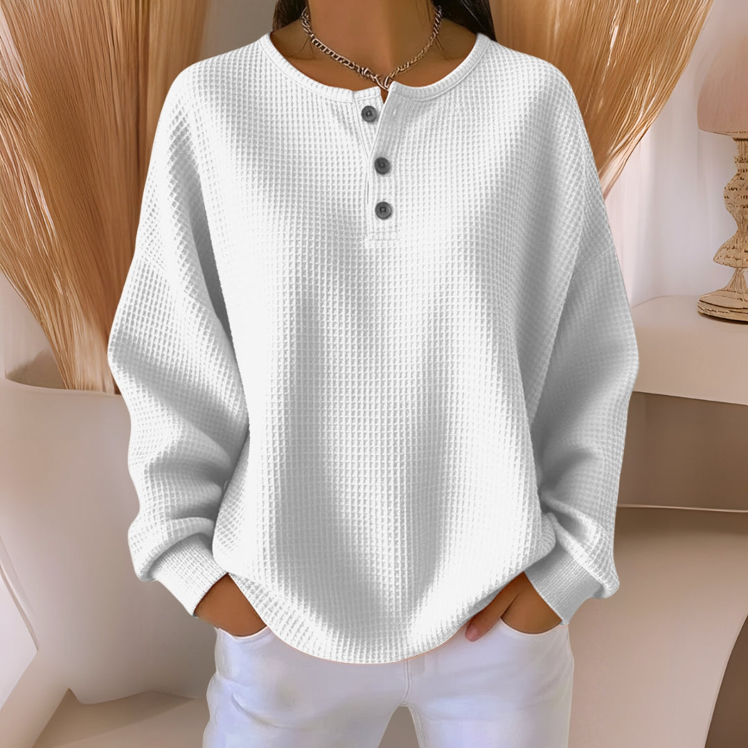 Bregje | Zachte Henley Top