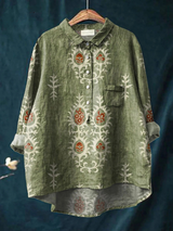 Riekje | Blouse met Sierlijke Bloemenprint