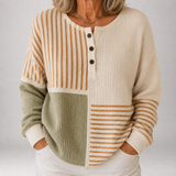 Elsemiek | Kleurblok Henley Top