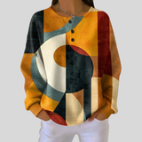 Jitske | Geometrische Print Sweater