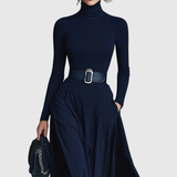 Christina | Elegante Maxi-Jurk met Col