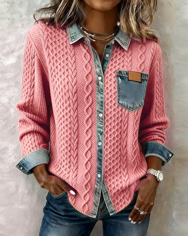 Tine | Verfijnd Gebreid Overshirt