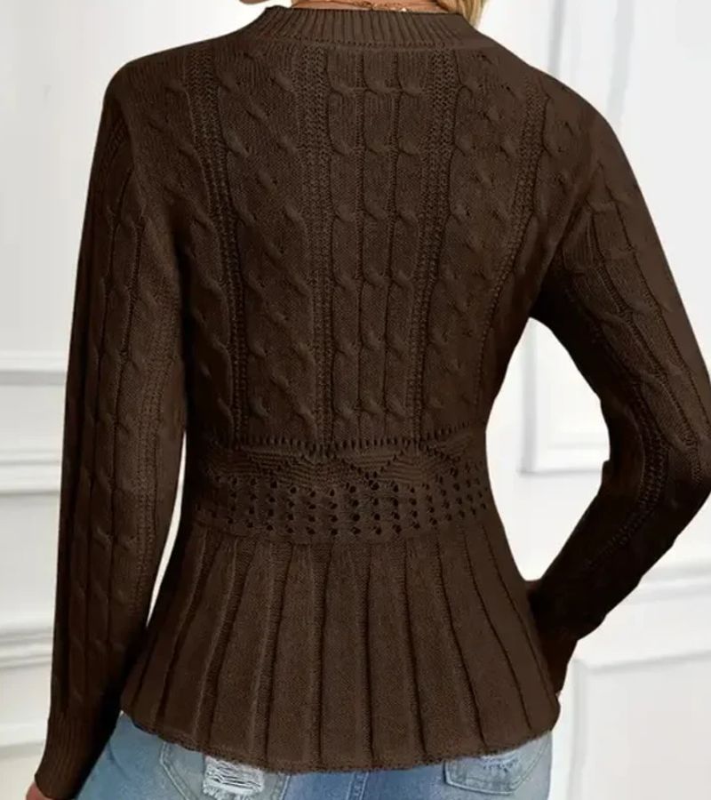 Floor | Verfijnde Peplum Trui