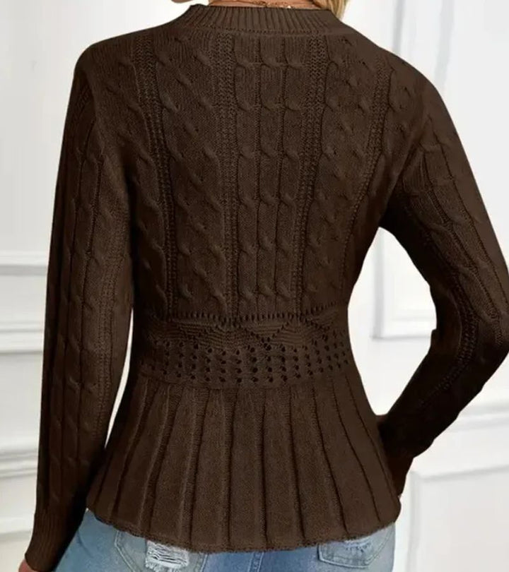Floor | Verfijnde Peplum Trui