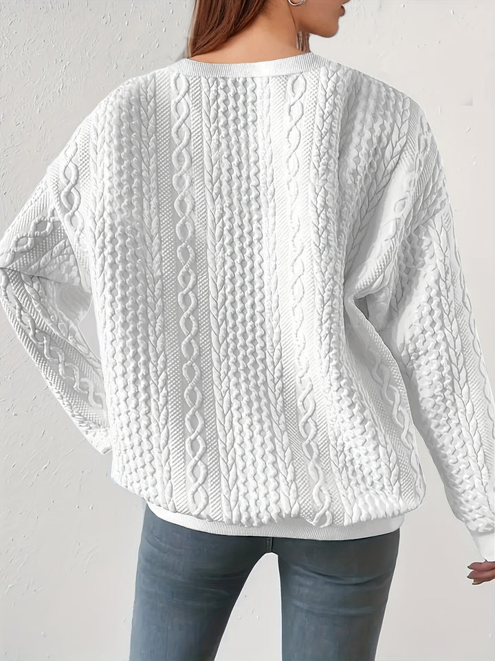 Theresia | Zacht Getextureerde Sweater