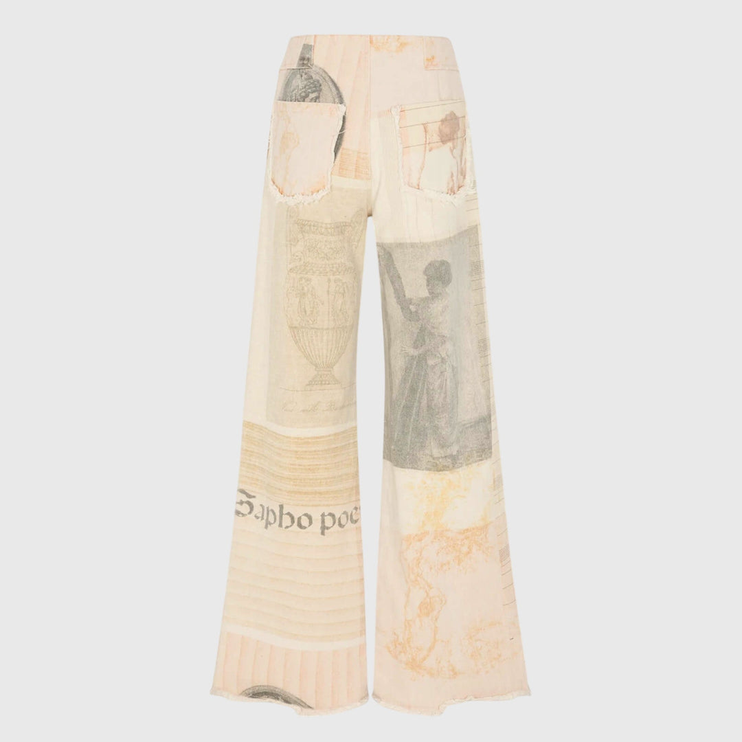 Willemien | Wijde Broek met Kunstprint