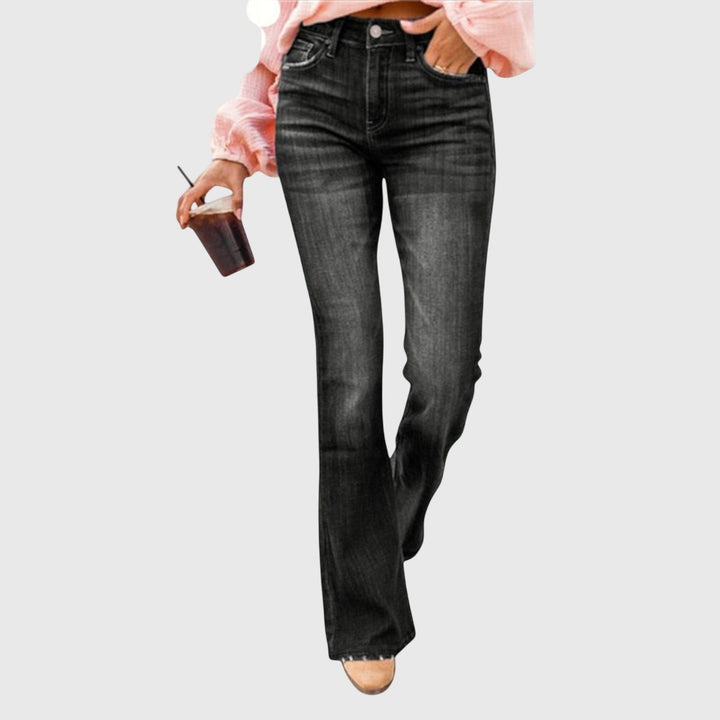Dieneke | Flatterende Flared Broek