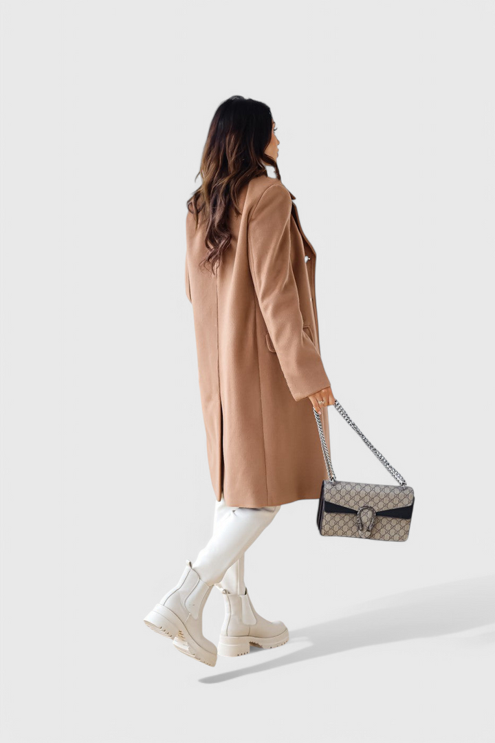 Wilhelmina | Getailleerde Lange Mantel