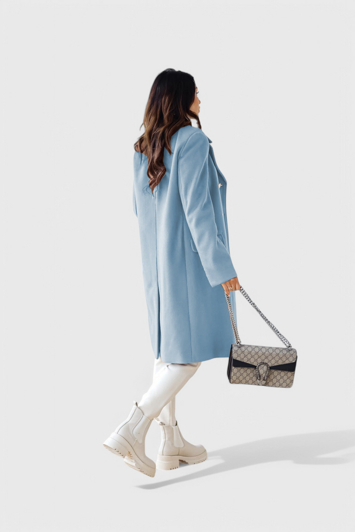 Wilhelmina | Getailleerde Lange Mantel