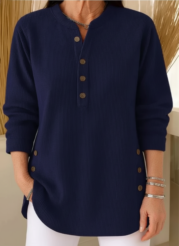 Harmien | Geribbelde Comfort-Top