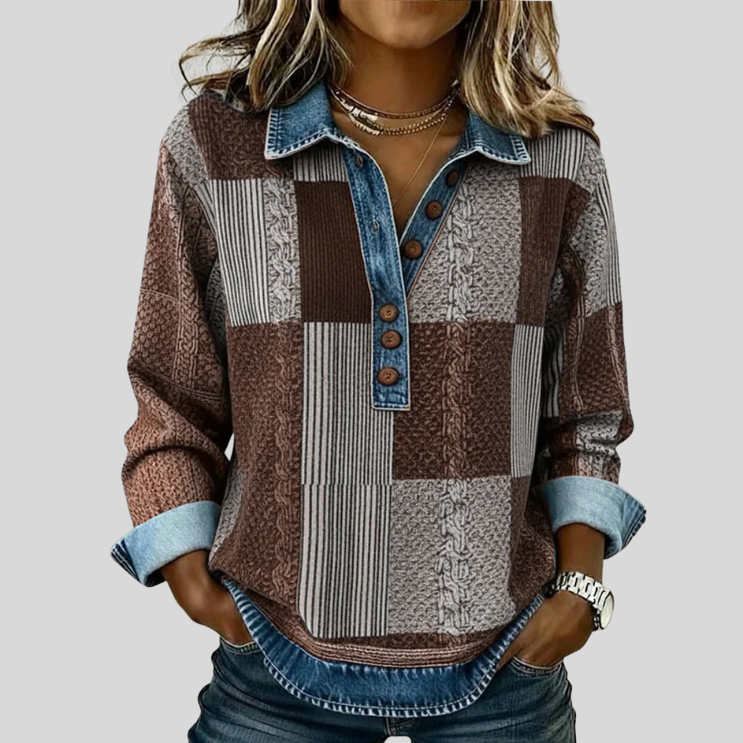 Dieneke | Patchwork Top
