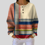 Gonneke | Kleurrijke Henley-top