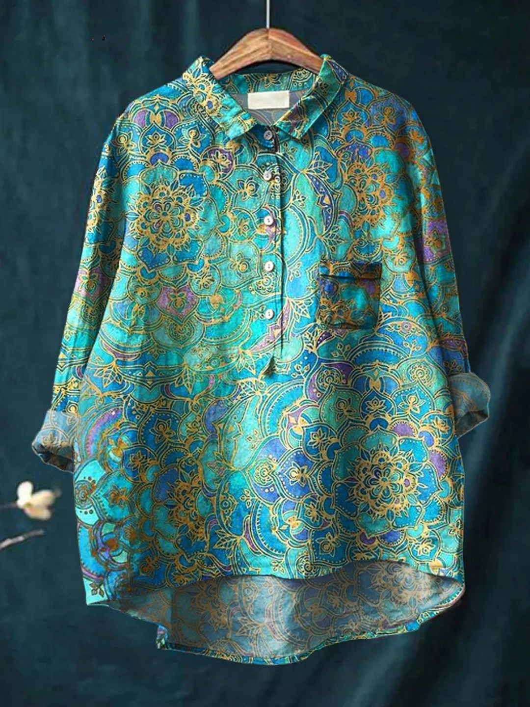 Maaike | Sierlijke Print Blouse