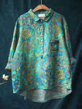 Maaike | Sierlijke Print Blouse