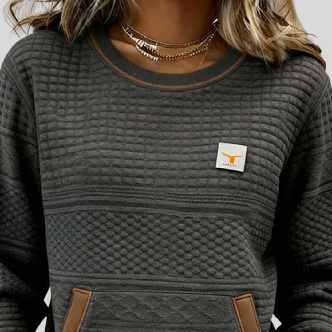Roelie | Zachte Colorblock Sweater