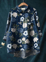Regina | Sierlijke Bloemenblouse