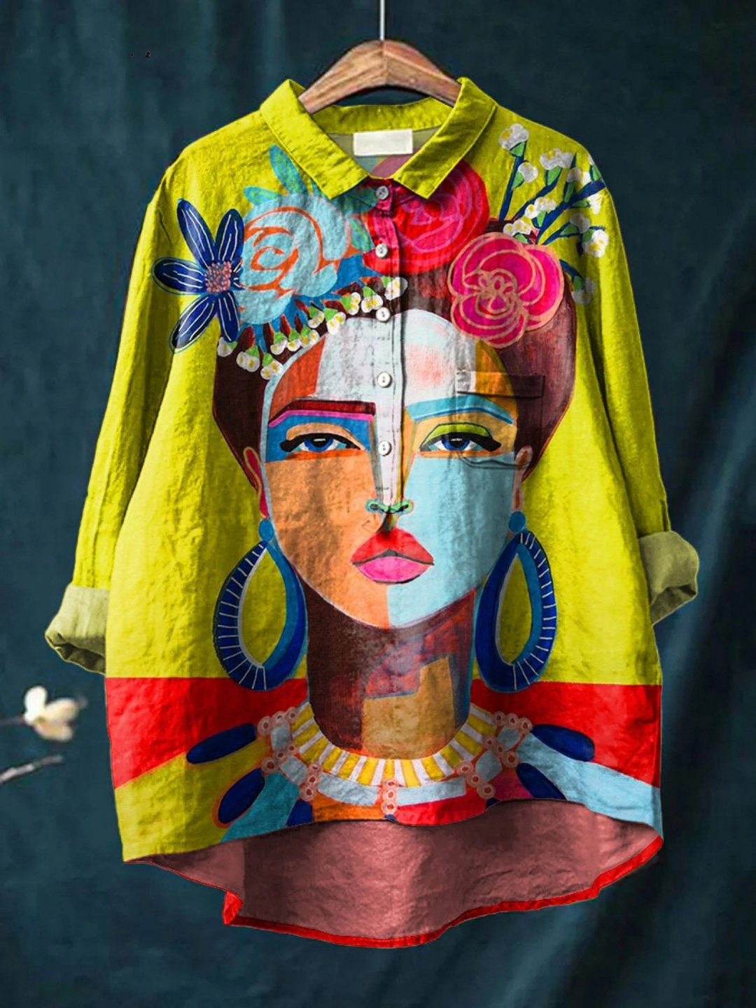 Leontine | Kunstzinnige Geprinte Blouse