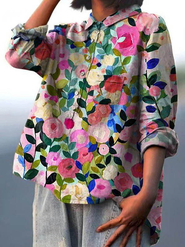 Gonnie | Bloemrijke Casual Blouse