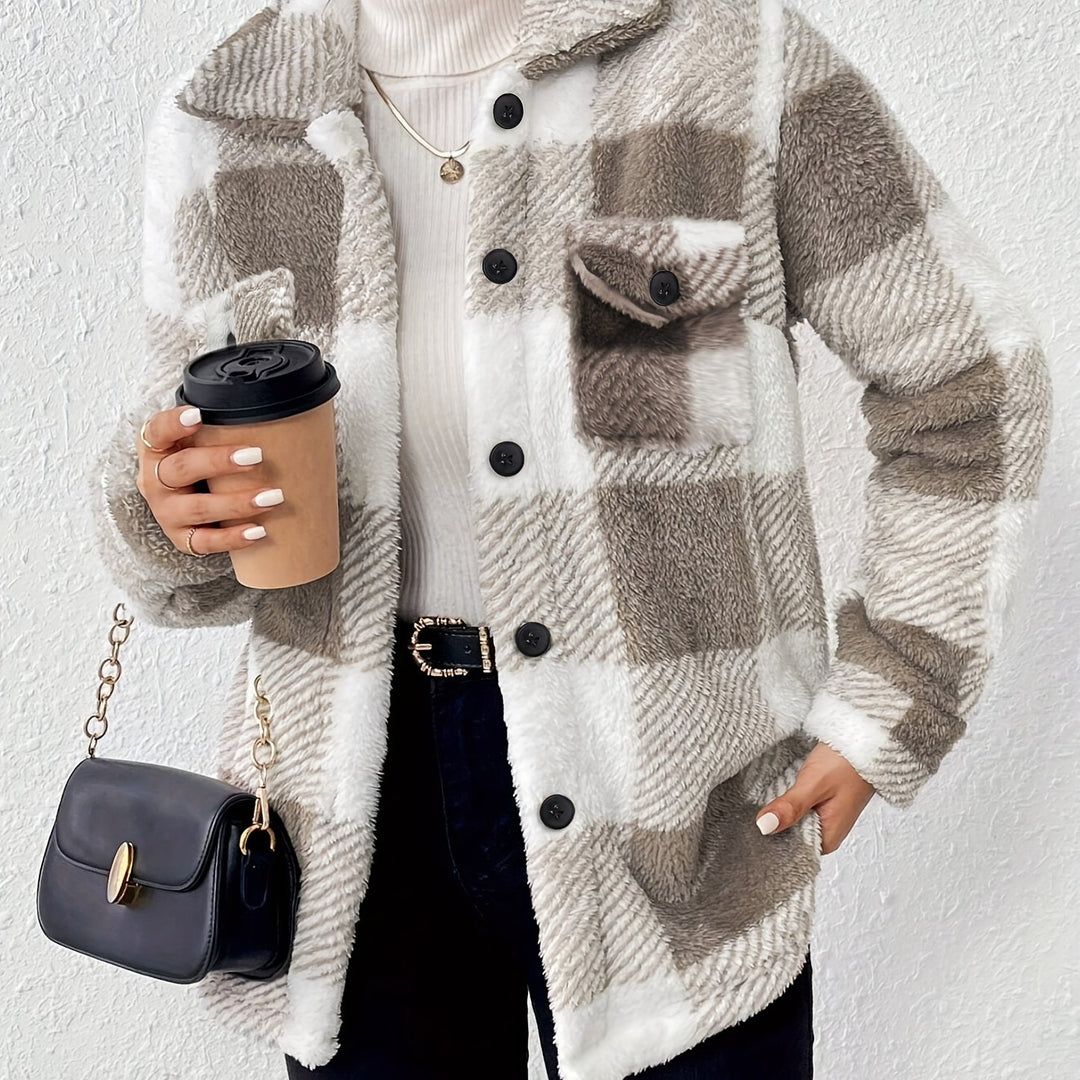 Leny | Zachte Geruite Comfortjas