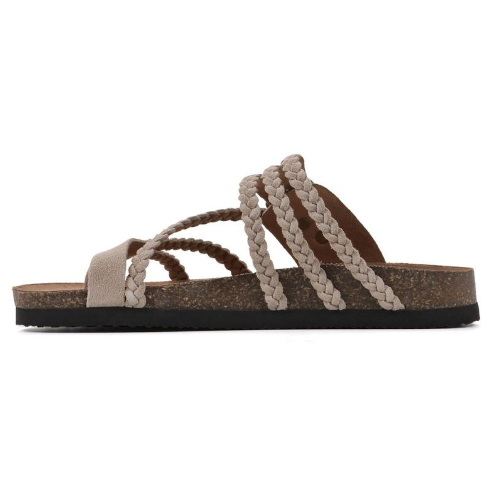 Sietske | Gevlochten Comfort Sandalen