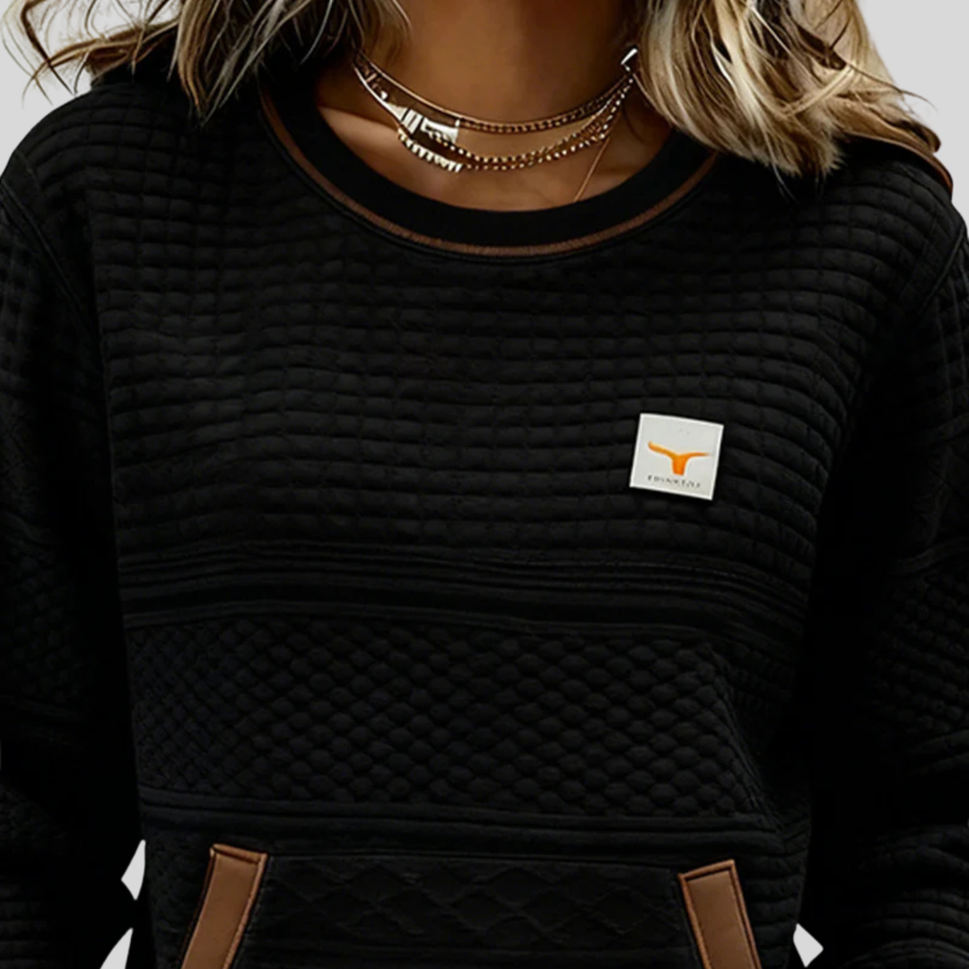 Roelie | Zachte Colorblock Sweater