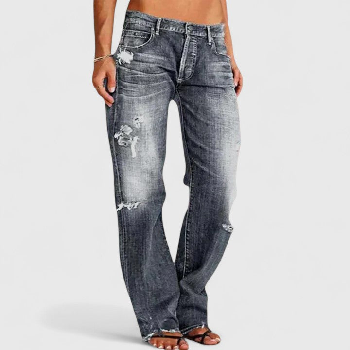 Yolanda | Soepele Rechte Jeans