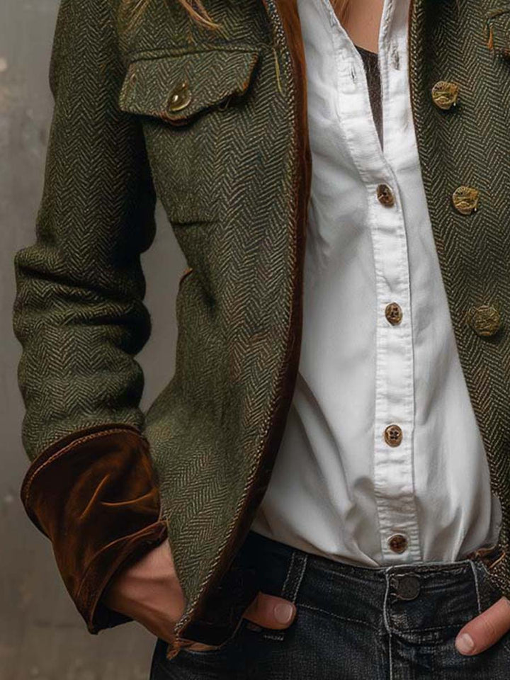 Brechtje | Tijdloze Visgraat Blazer