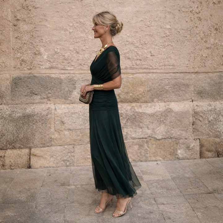 Wenda | Sierlijke Off-Shoulder Jurk