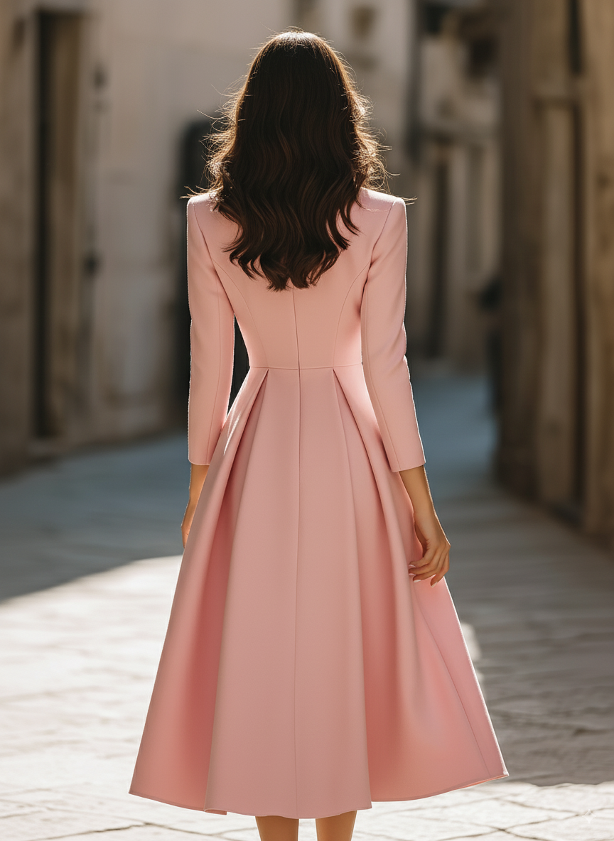 Gerda | Elegante Getailleerde Blazerjurk