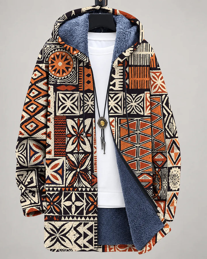 Hanneke | Warme Paisley Capuchonjack