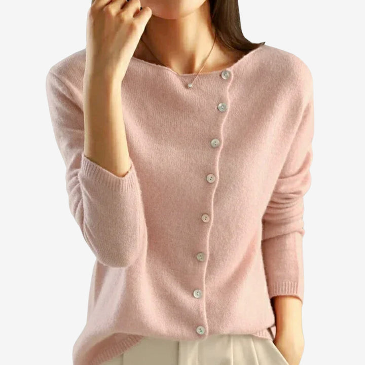 Minke | Verfijnd Vest met Knoopsluiting