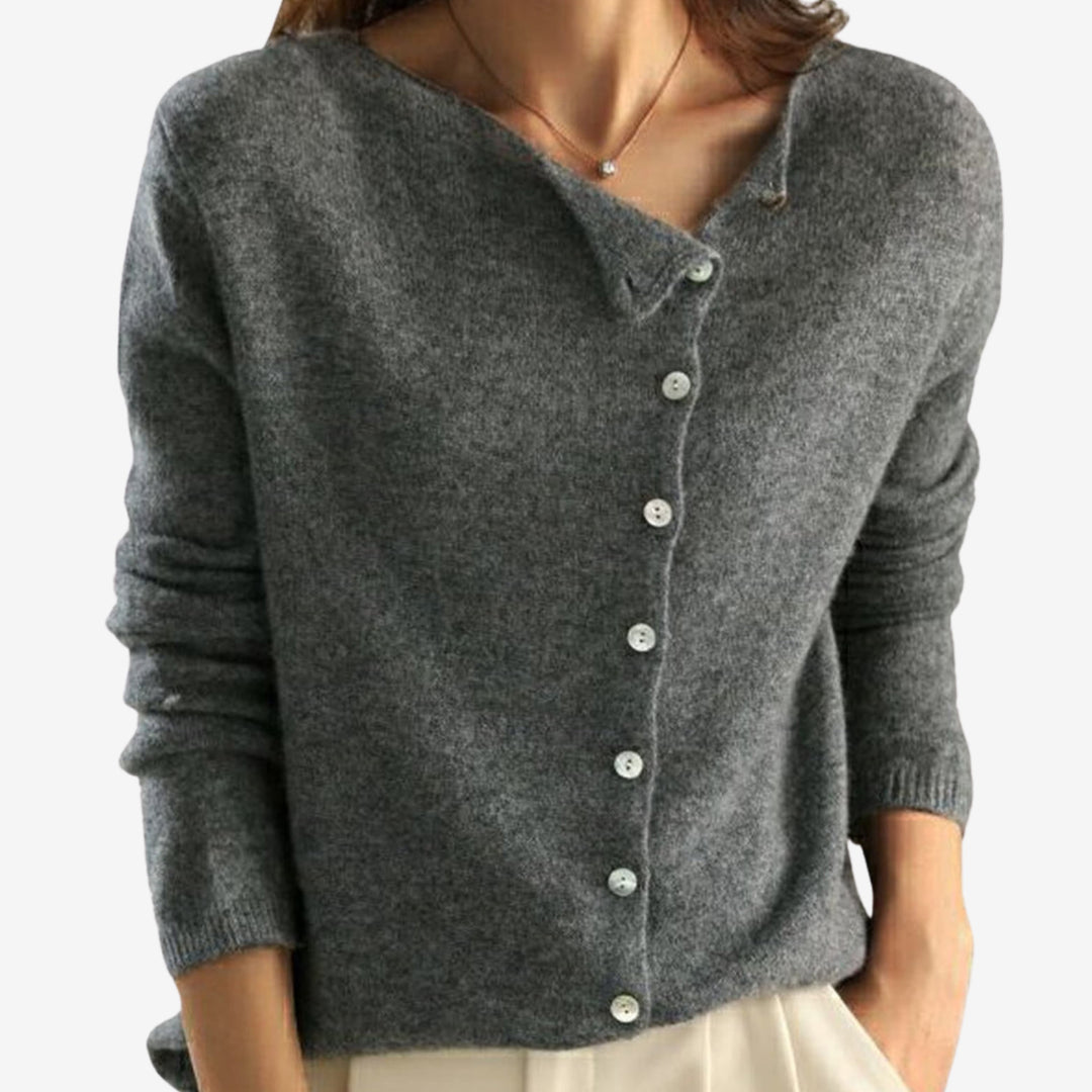 Minke | Verfijnd Vest met Knoopsluiting