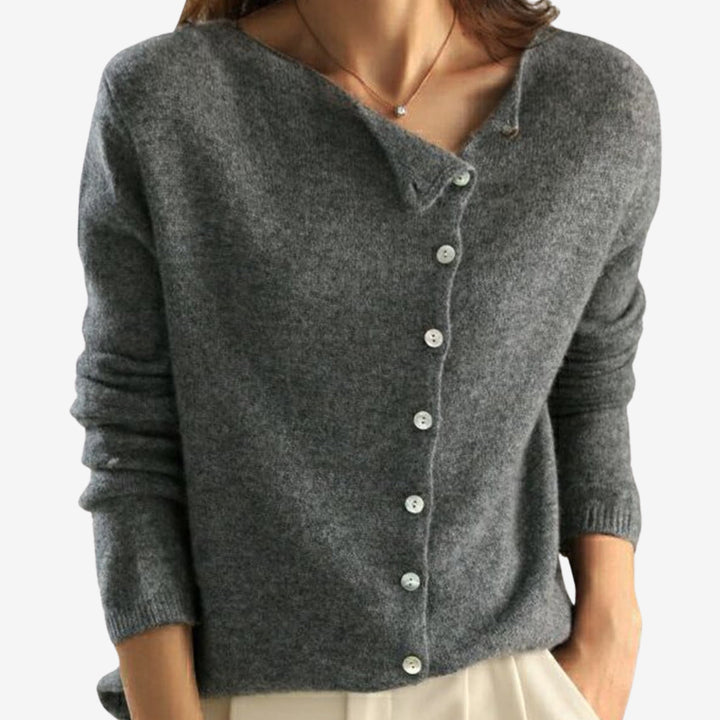Minke | Verfijnd Vest met Knoopsluiting